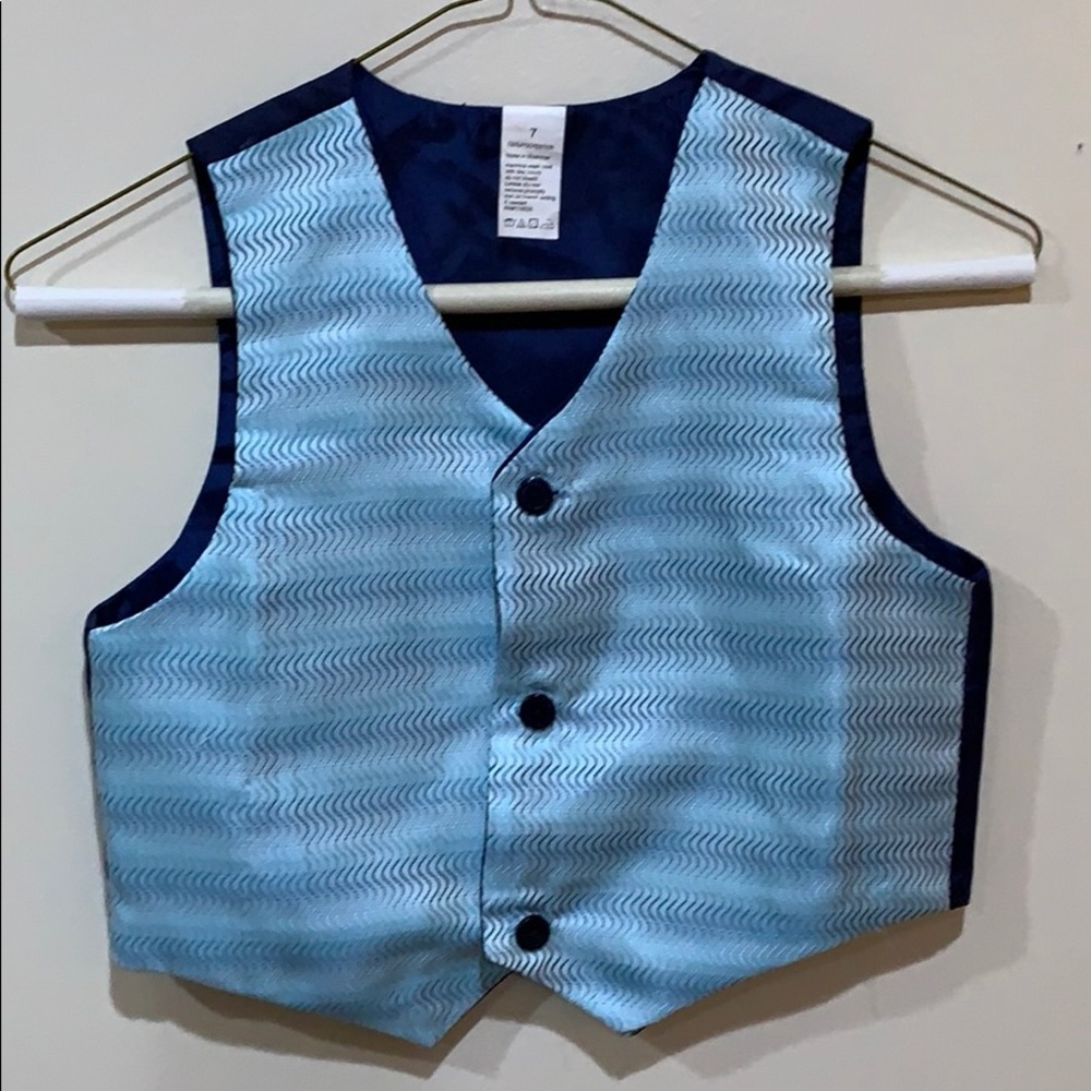 Boys Button-up Dress Vest Size 7